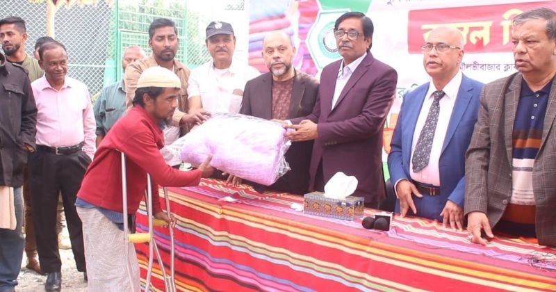 গ্রেটার সিলেট ইউকে উদ্যোগে মৌলভীবাজারে শীতার্ত মানুষের মধ্যে শীত কম্বল বিতরণ