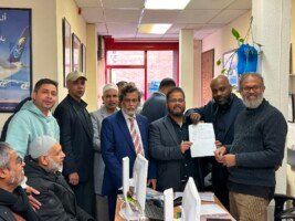 বিশ্বনাথ প্রবাসী এডুকেশন ট্রাস্টের মফিজ-গুলজার-মনির প্যানেলের নমিনেশন দাখিল এবং ইফতার মাহফিল অনুষ্ঠিত