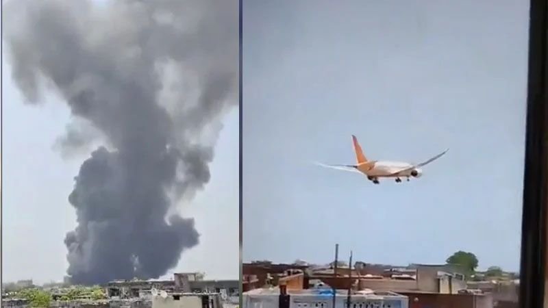 ভারতে ২৪২ যাত্রী নিয়ে লন্ডনগামী উড়োজাহাজ বিধ্বস্ত