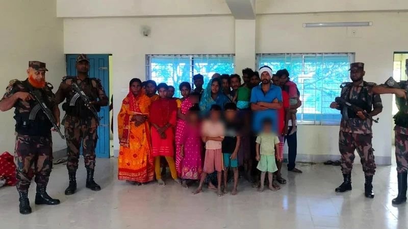 সিলেট ও সুনামগঞ্জ সীমান্ত দিয়ে ৭০ জনকে ‘পুশইন’ বিএসএফের