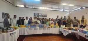 সাবেক মন্ত্রী মাহবুব আলী খাঁন স্মৃতি সংসদের পক্ষ থেকে ফুড ব্যাংকে খাদ্যসামগ্রী বিতরণ