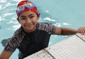 বি ওয়েল এর সামার সুইমিং সেশন